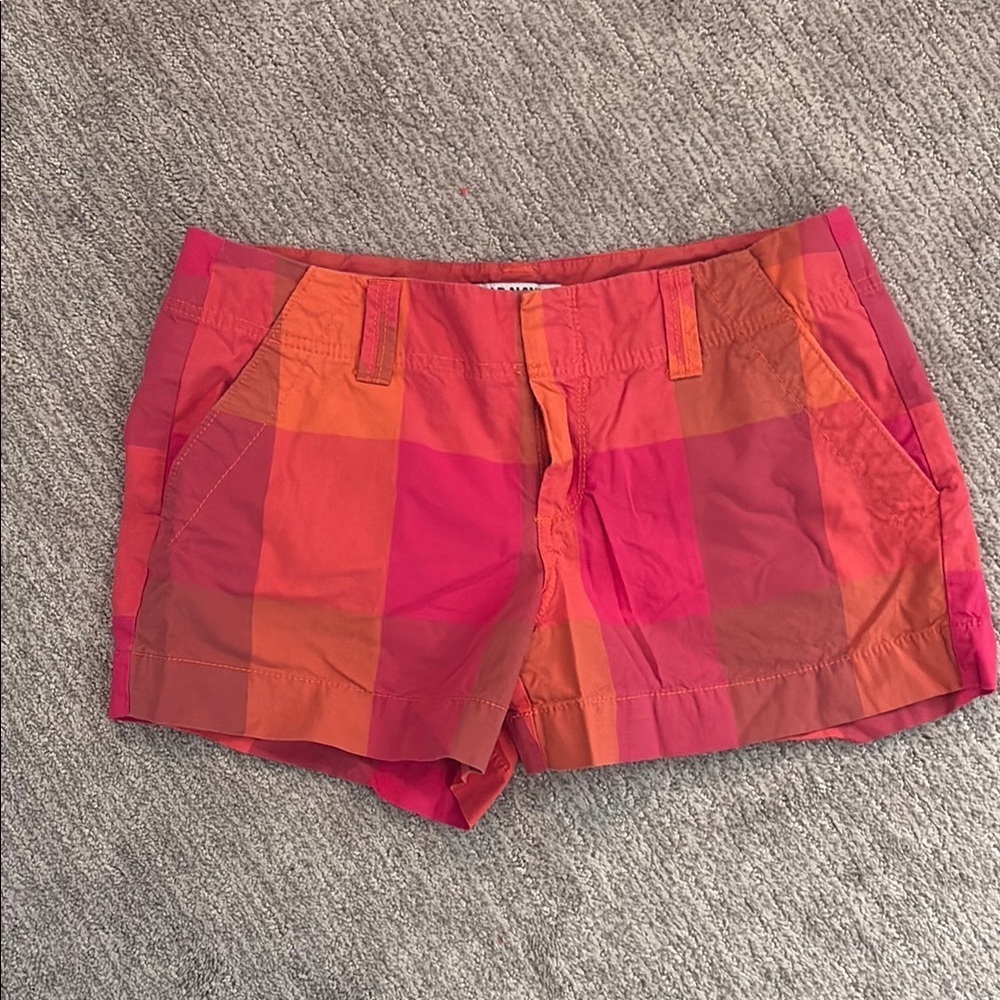 Old Navy Red and Orange Cargo Shorts